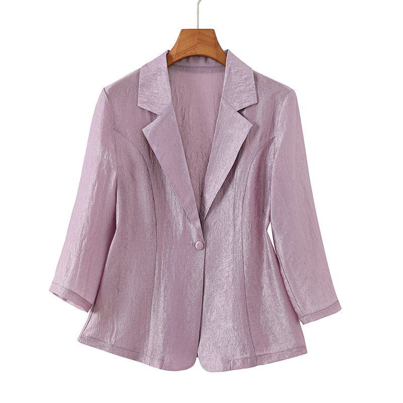 2026 Short Blazer Jacket, Korean Style Fashion New Top, Slim Fit Casual Three-Quarter Length, Versatile and Stylish, Lightweight