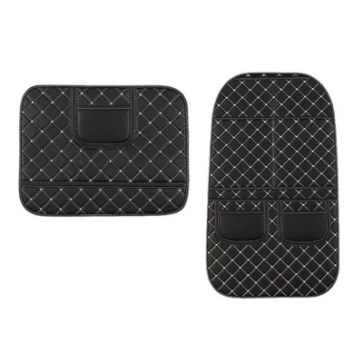 Chair back anti-kick pad anti-kick pad leather child