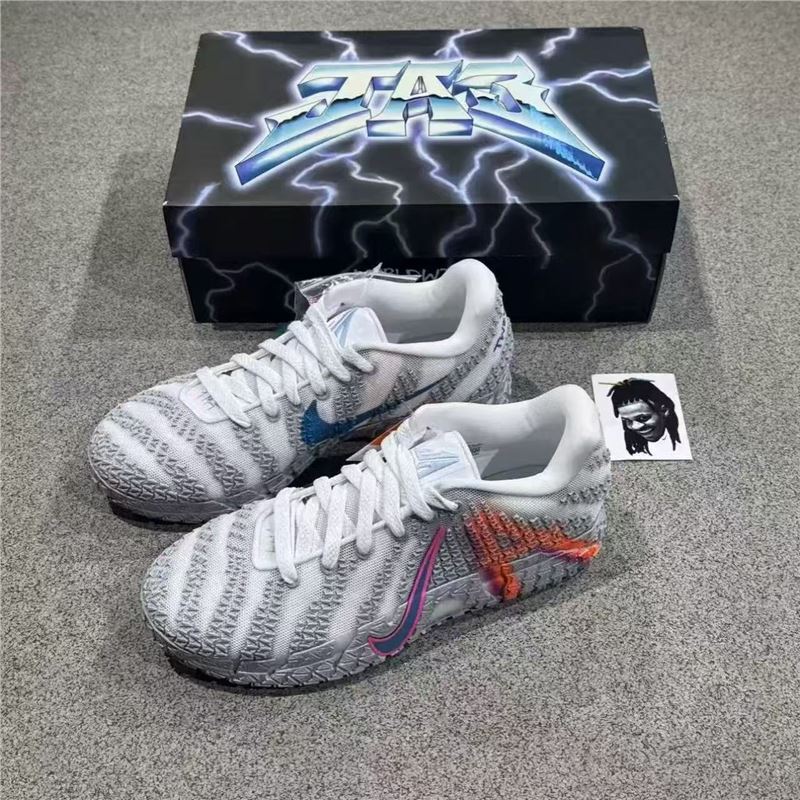 New Morant 3Rd Generation Basketball Shoes All-Star White Ep Ja3 Gray and White Men's and Women's Air-Cushioned Non-Slip Sneakers New Morant 3Rd Generation Basketball Shoes All-Star White Ep Ja3 Gray and White Men's and Women's Air-Cushioned Non-Slip Sneakers