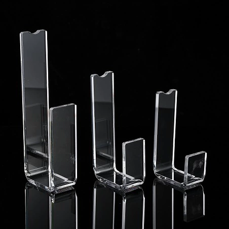 Фабрика оптовая продажа акриловой подставки для обуви 8-миллиметровая высокая проницаемость L-образная подставка для обуви