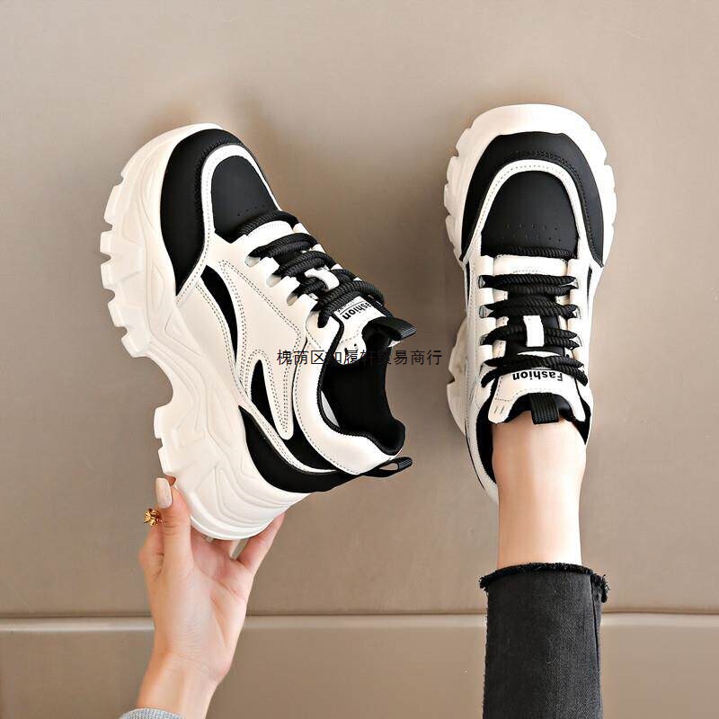 Women's Casual Shoes with 8cm Hidden Height Increase, Wedge Heel, Thick-Soled Dad Shoes, Versatile Spring/Summer Hot-Selling Sneakers Women's Casual Shoes with 8cm Hidden Height Increase, Wedge Heel, Thick-Soled Dad Shoes, Versatile Spring/Summer Hot-Selling Sneakers