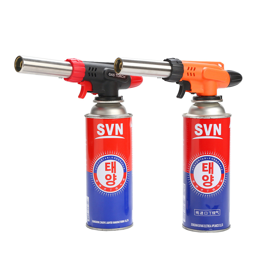 2020年户外点炭烧烤卡式喷火枪烘焙枪头卡式喷枪头