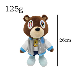 ��}Kanye teddy bear ٩��ͬ��̩����ë�q��߹�����ż