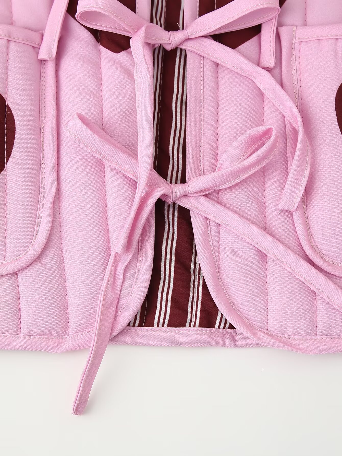 Gilet en coton à bretelles Love pour femme, nouvelle mode de rue automne/hiver 2024_voghion.com