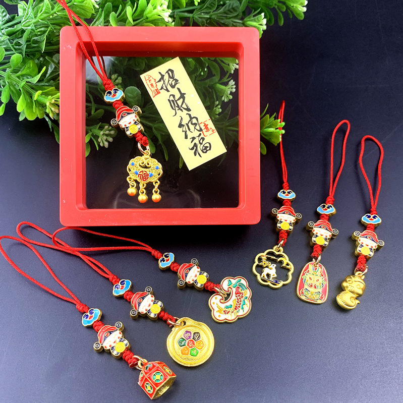 Explosive creative sand gold mobile phone chain pendant safe fortune key chain mobile phone case bag pendant small commodity wholesale Explosive creative sand gold mobile phone chain pendant safe fortune key chain mobile phone case bag pendant small commodity wholesale