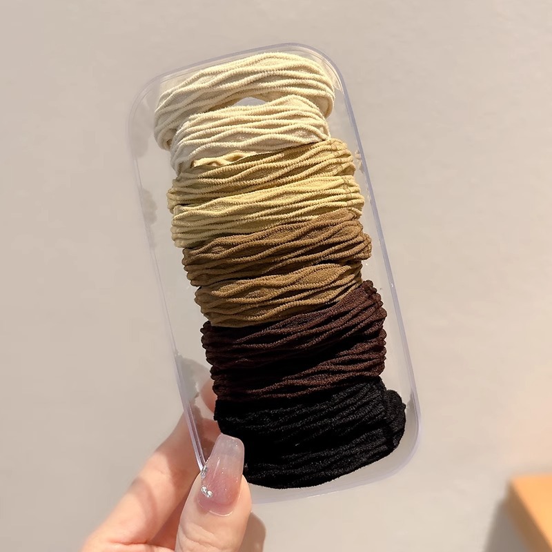 alta elasticidad sin costura correa de correa para mujer cabeza de pelo anillo de pelo toque de pelo no dañando el cabello sin marcas de cabello toque de pelo