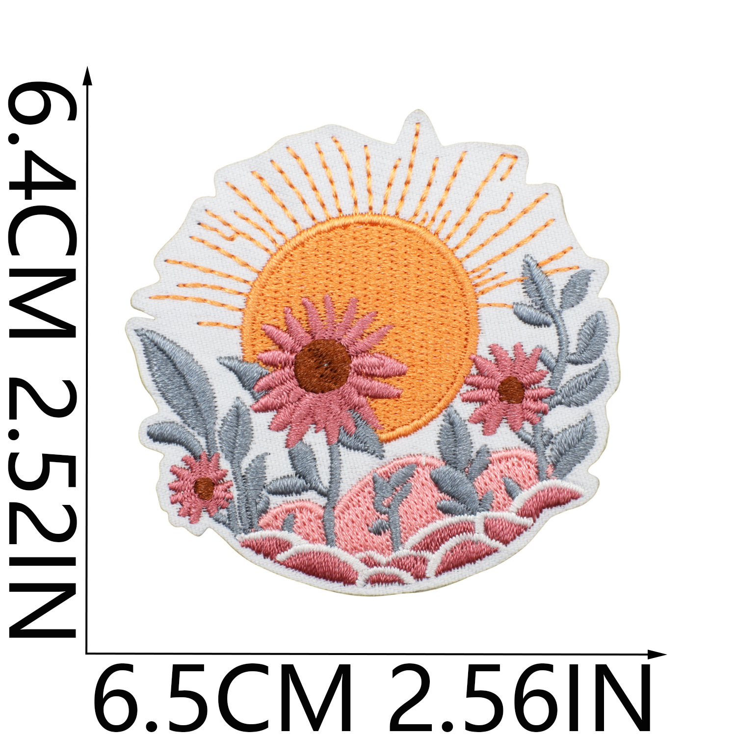 3g Weight Clothing Sticker Patches Classification 1 Piece, 1 Set Quantity Dacron thread Material Sun Pattern Casual, Elegant, Simple Style Style Embroidery Craft 1 Piece 1 Set Casual Elegant Simple Style Sun Dacron Thread Clothing Sticker Patches 7
