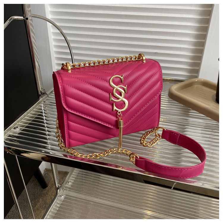 Damen Handtasche Im Western Stil Mit Kette Und Umhängefunktion_voghion.com