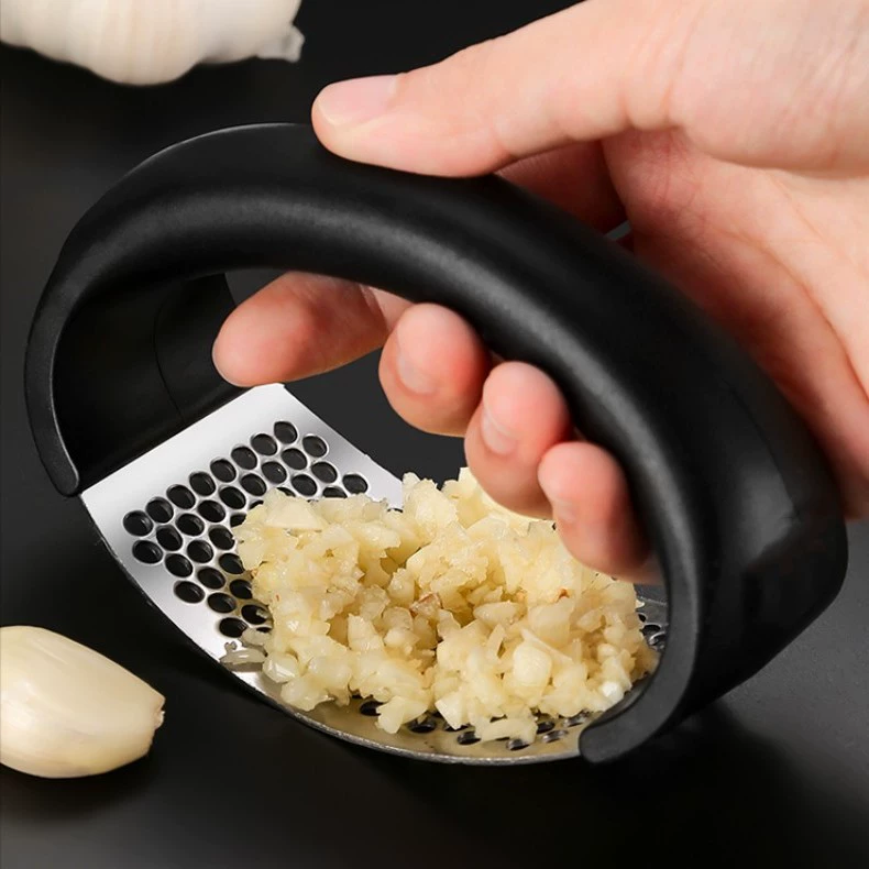 Пресс для чеснока из нержавеющей стали, ручной измельчитель чеснока, многофункциональный кухонный прибор для дома, пресс для чесночной пасты, измельчитель чеснока
