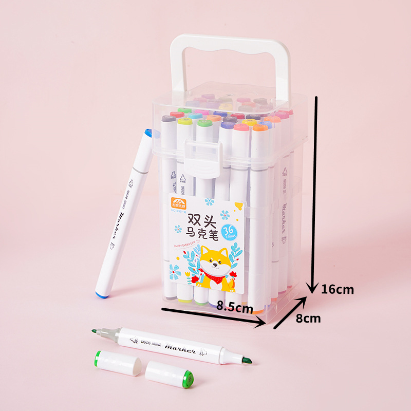 Agua de doble cabeza marcador para estudiantes de primaria regalos estudiantes aprenden papelería pintura acuarela marcador clave al por mayor