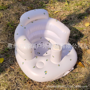 Portable Children's Dining Seat Washable Baby Training Chair Children's Foldable Automatic Inflatable Sofa