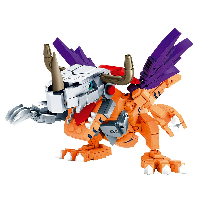 Сенбао IP разрешён Digimon 609301-609322, совместимый с конструктором LEGO, сборка блоки игрушки