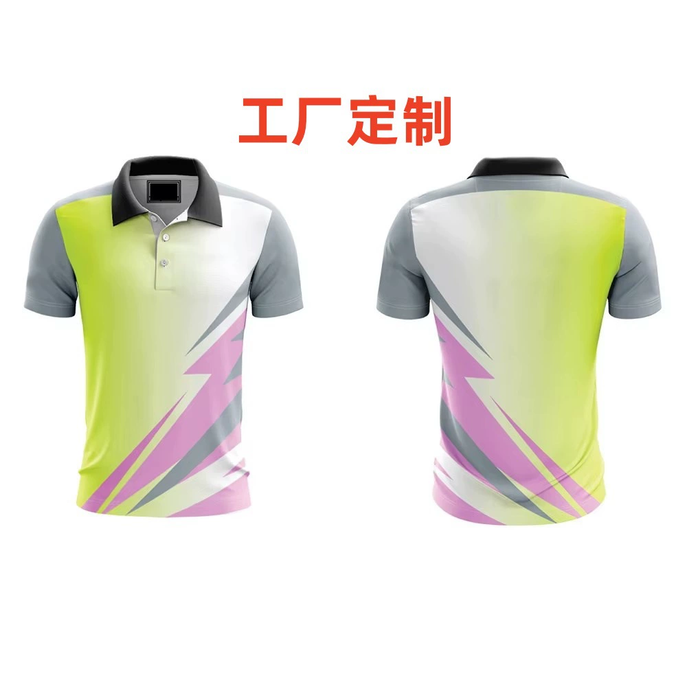 Индивидуальная фабричная кастомизация с использованием ваших собственных дизайнов и образцов, сублимационная печать на поло-рубашках из быстросохнущей ткани, подходящих для рекламных футболок и спортивной одежды.