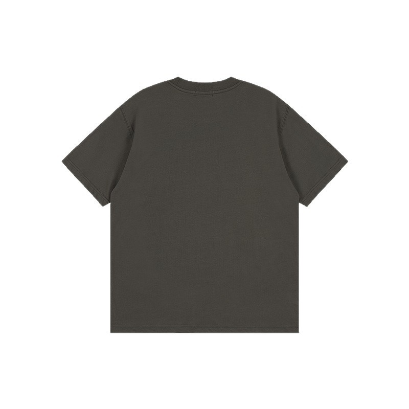 GOODBAI コンビロゴ マルチカラープリント ラウンドネック オーバーサイズ 半袖 Tシャツ|undefined