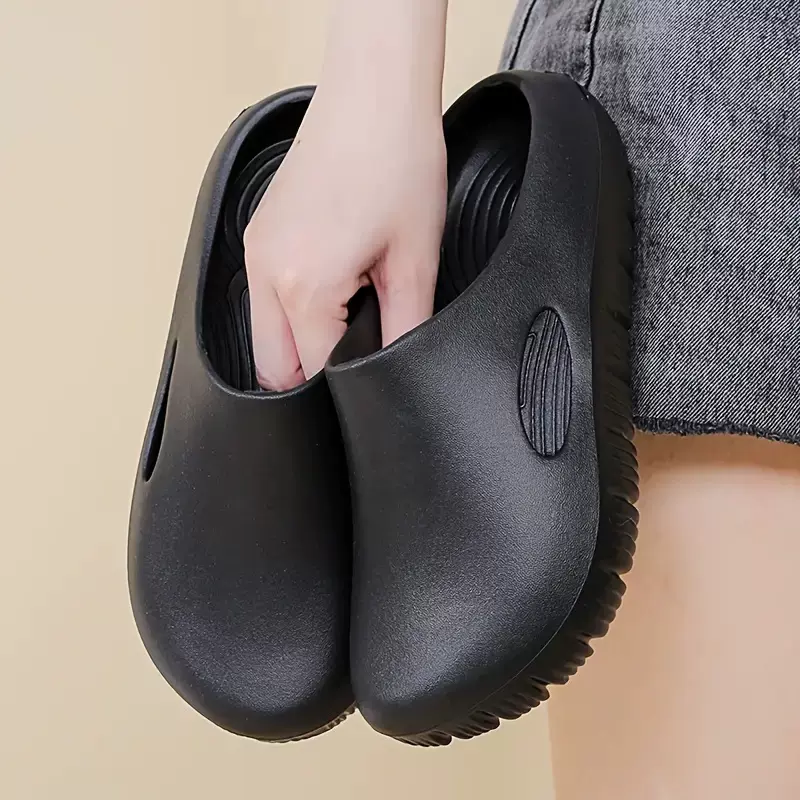 夏季踩屎感厚底拖鞋女家用防滑EVA包头凉拖鞋