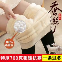 羊羔绒大码棉裤女外穿冬季加绒加厚打底秋裤东北特厚高腰保暖裤