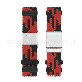 源头工厂适用小米手环9表带编织弹力尼龙表带金属卡扣手环腕带