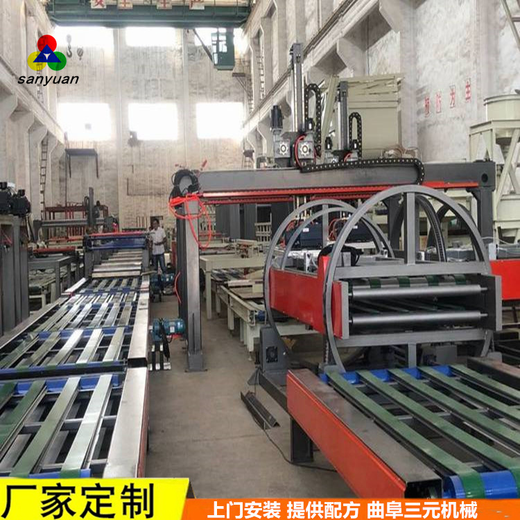 新型建材菱镁秸秆彩釉瓦设备 新型环保无尘化玻镁净化板生产线