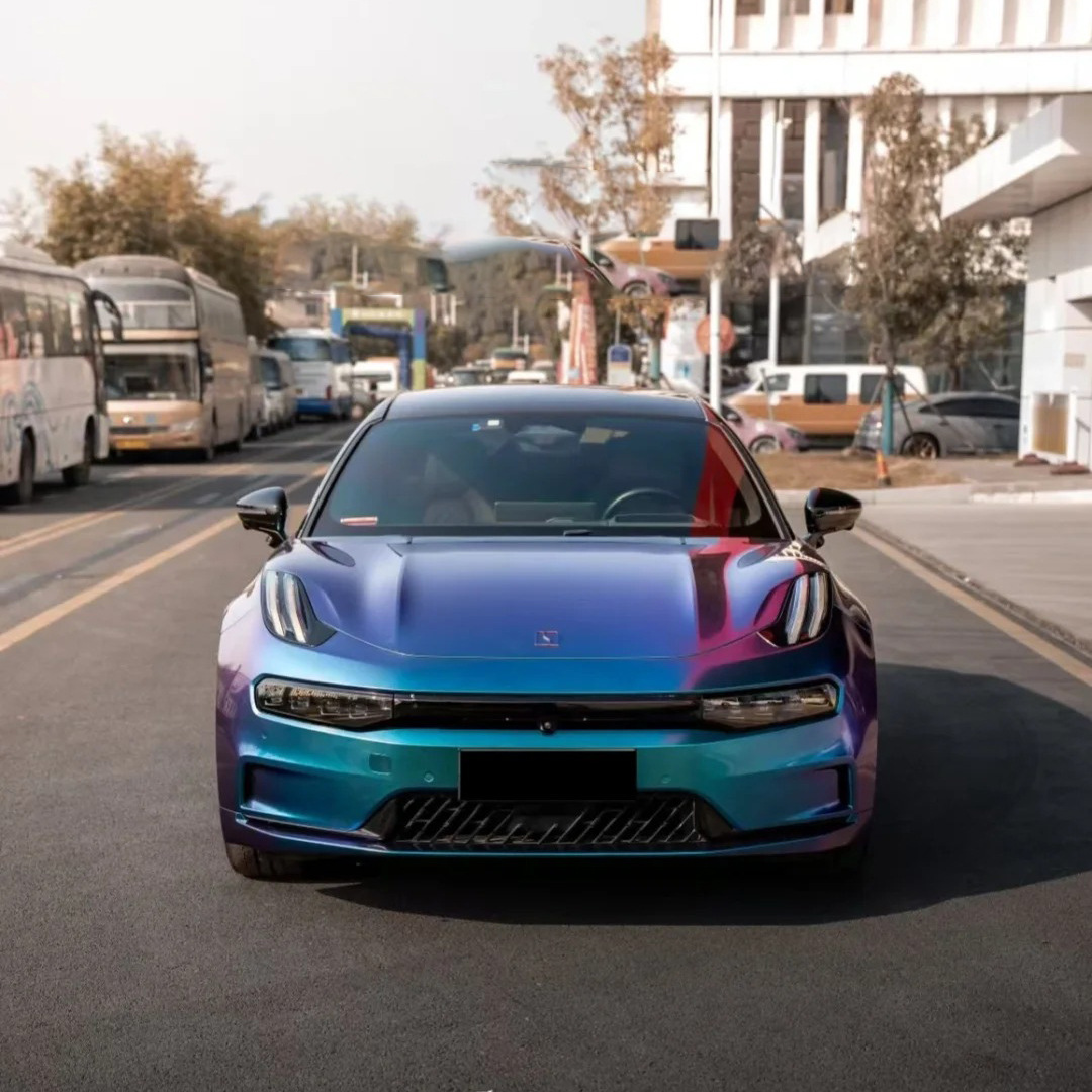 Pet Glossy Diamond Purple Charm Blue Car Color Changing Film Color Changing Film Carwrapfilm Personalized and Durable