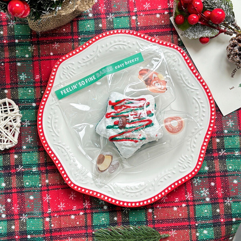 Xiaohongshu クリーム クリーム クリスマス 食品グレードのシリコーン ピンチ減圧おもちゃ ピンチ減圧おもちゃ ピンチ減圧おもちゃ|undefined