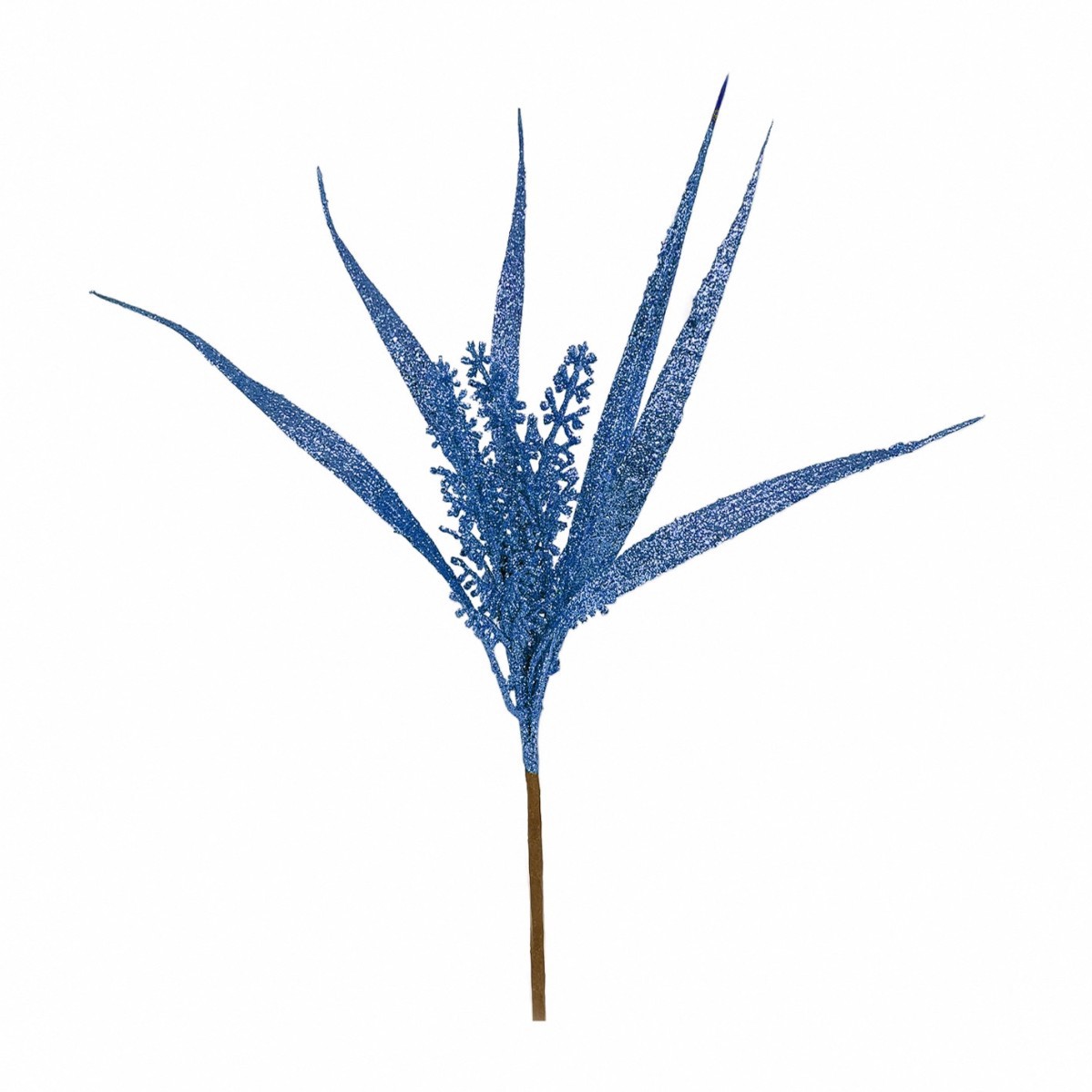 Venta directa de fábrica, decoración navideña transfronteriza con polvo dorado, accesorios de fotografía para árboles de Navidad, decoración con cortes de polvo dorado, helecho artificial