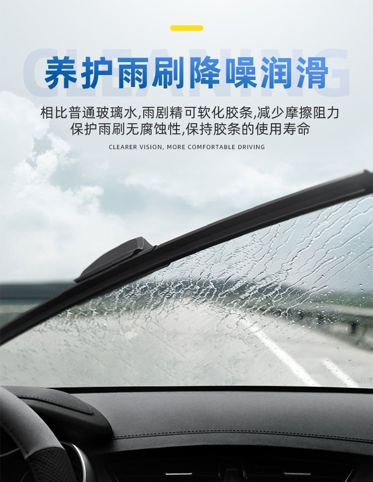 Oil Film Remover Wiper Essence, All-Season Use, Ultra-Concentrated Solid Wiper Essence, Car Glass Cleaner, Decontamination Effervescent Tablets