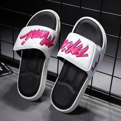 Summer Sports & Leisure: Trendy American-Style Streetwear Couples' Flip-Flops – Men's & Women's Velcro Sandals with Slide Design