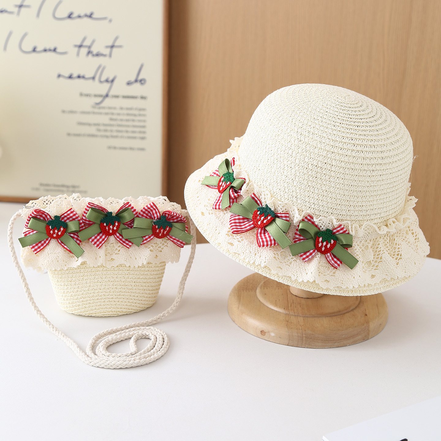 Kids Casual Sun Hat UPF 50+ Summer New Style Large Bow Straw Equestrian Hat For Women, Sun-shading, Trendy, Retro, Age-reducing, Versatile Baseball_voghion.com