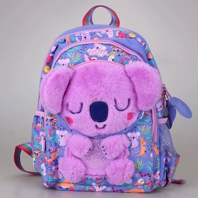 Mochila escolar australiana smiggle escuela primaria mediana hombro reducción de carga mochila ultraligera niños de jardín de infantes linda mochila escolar