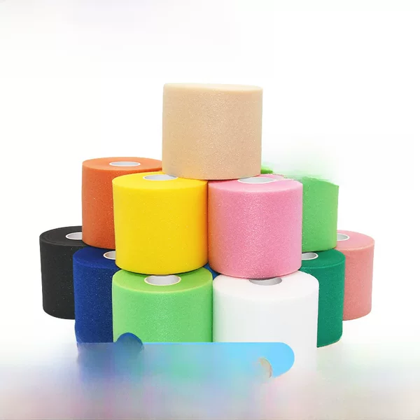 Sports Badminton Shock-Absorbing Film Base Sponge Foam Film White Patch Foam Artificial Film Elastic Skin Film Bandage