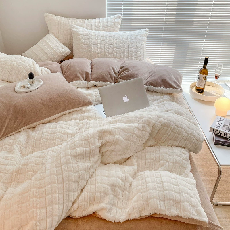 Полупальто-велюр полуторяй кровать комплект наволочка простыня комплект из 4 предметов, 3 предмета постельное белье коралловые теплые джинсы