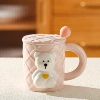 Cookie Bear Powder Spoon with Lid