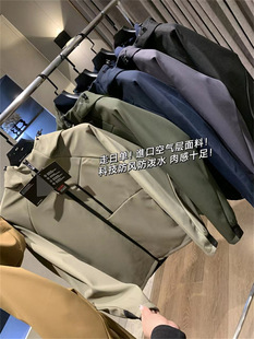 Same style! Original 1K8+! Outdoor soft shell windproof and water repellent brushed warm hooded assault jacket trendy