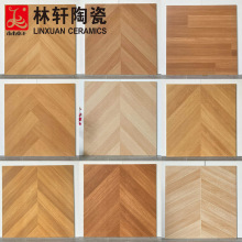 日式原木凡尔赛木纹砖800×800mm茶餐吧防滑地板砖客厅庭院仿古砖
