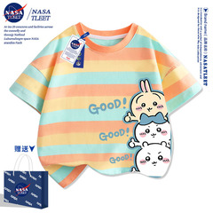 NASA連名チイカワウサキ小八吉イカワアニメグッズ半袖コットンtシャツ半袖夏