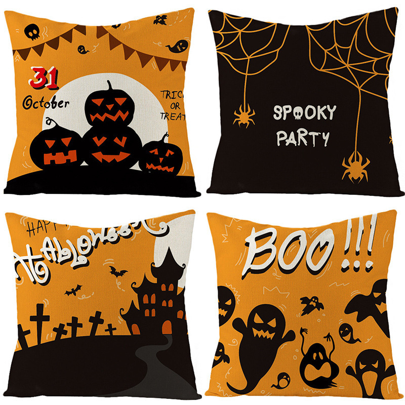 アマゾンの新型ハロウィーン装飾家庭リネン枕カバー|undefined