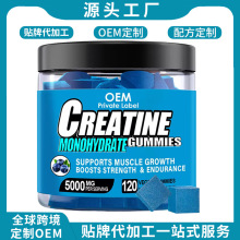 跨境定制锻炼肌酸一水合物软糖OEM贴牌tk亚马逊 creatine gummies