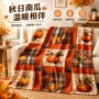 跨境秋季客厅万圣节绒毯