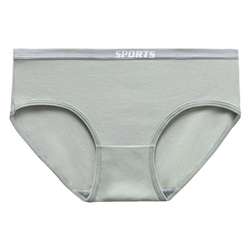 Grafeno sola guía húmeda antibacteriana entrepierna ropa interior de las mujeres moda deportiva estilo impreso escritos del estudiante