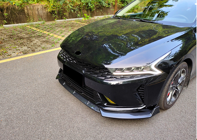 Suitable for 20-22 Kia K5 Modification Front Bumper Small Surround Front Lip Decoration Anti-Scratch Three-Piece Kit