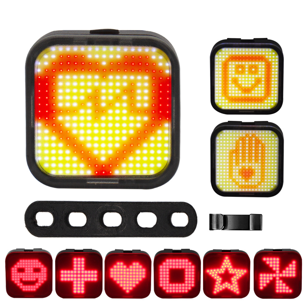 Transfronterizo nuevo impermeable al aire libre bicicleta de montaña luz de advertencia multifuncional aleación de aluminio recargable mini luz de la bicicleta