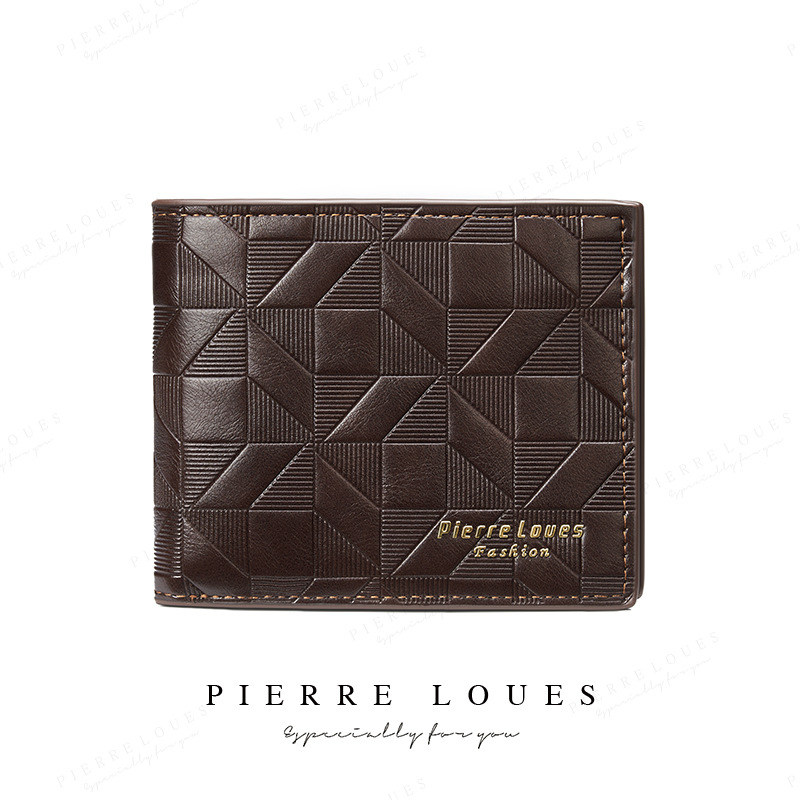 Men's Bags New Men's Wallet Short Multi card Slot Fashion Casual Wallet Men's Business Trifold Horizontal Soft Wallet_voghion.com