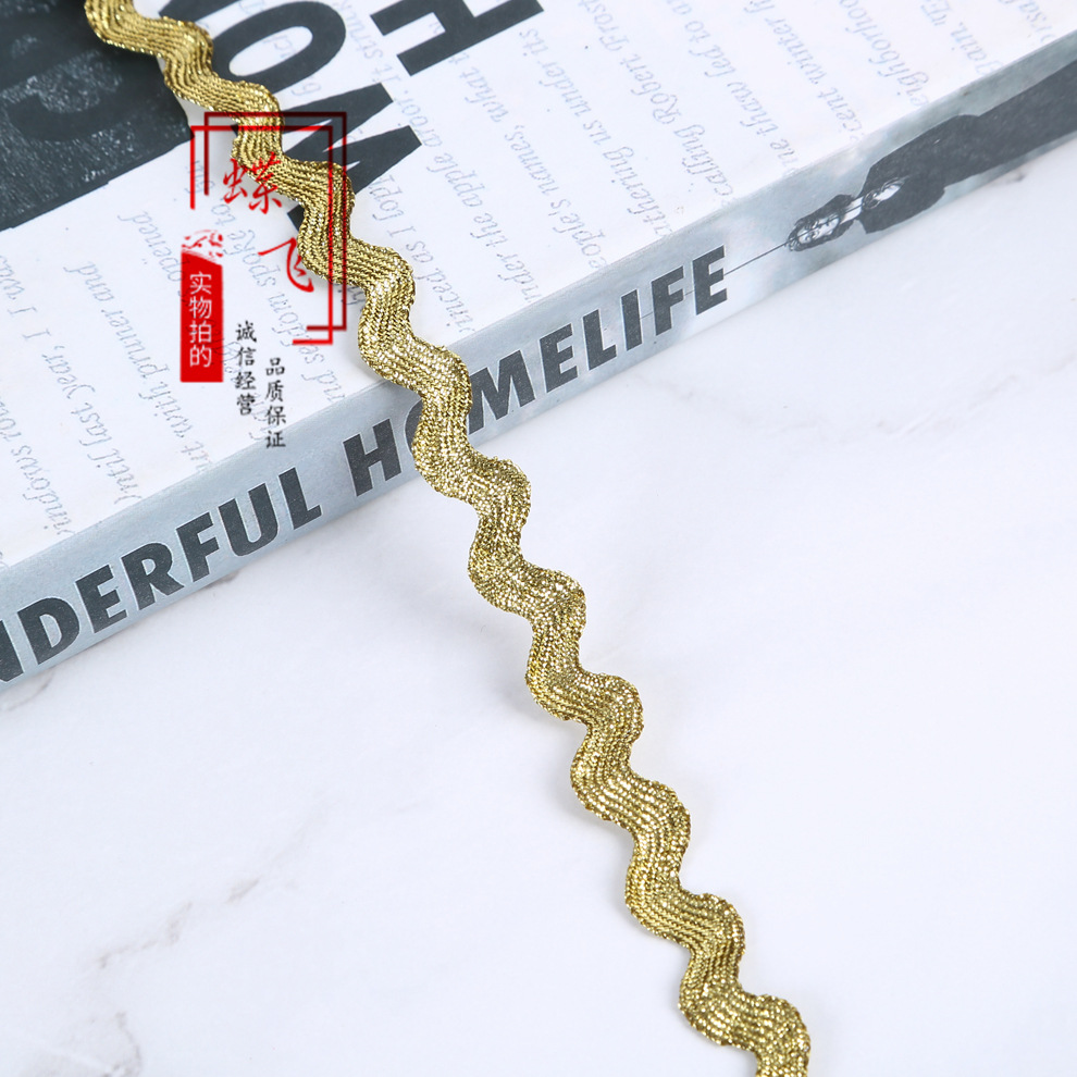 DIY hecho a mano 3MM-8MM oro y plata onda S cinturón de marinero/cinturón de carretera de montaña/encaje de correas en stock