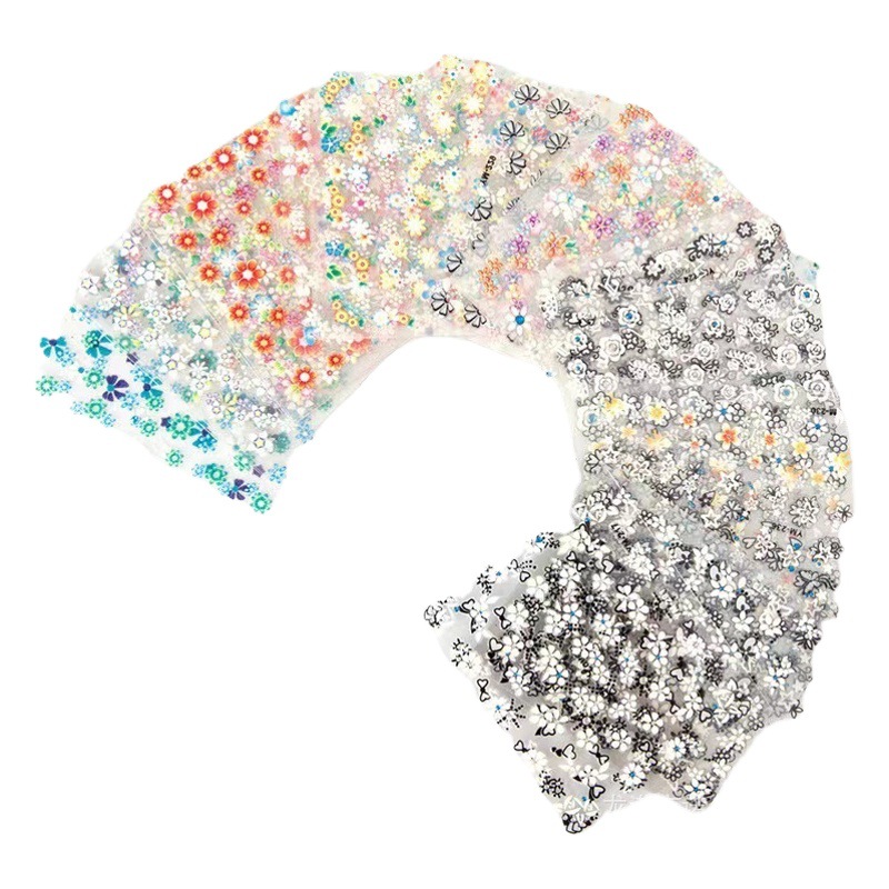 Comercio exterior calcomanía de uñas brillo amor impermeable ultrafino calcomanía de uñas calcomanía luminosa tridimensional 3D calcomanía pequeña calcomanía de uñas