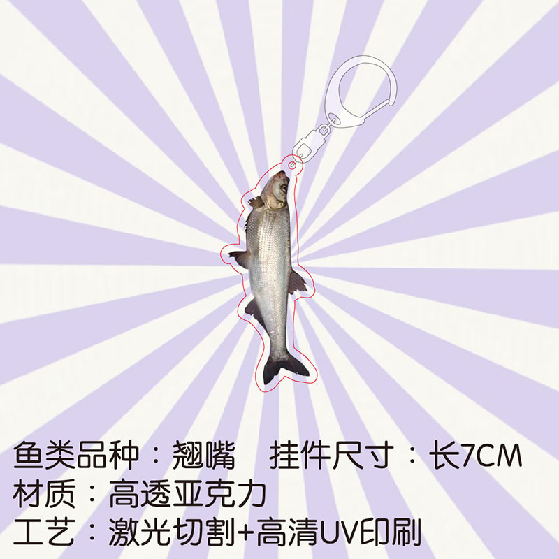 ルアー魚種周辺アクリルペンダント釣り人幸運キーホルダー釣りバックパック常備付属品ペンダント|undefined