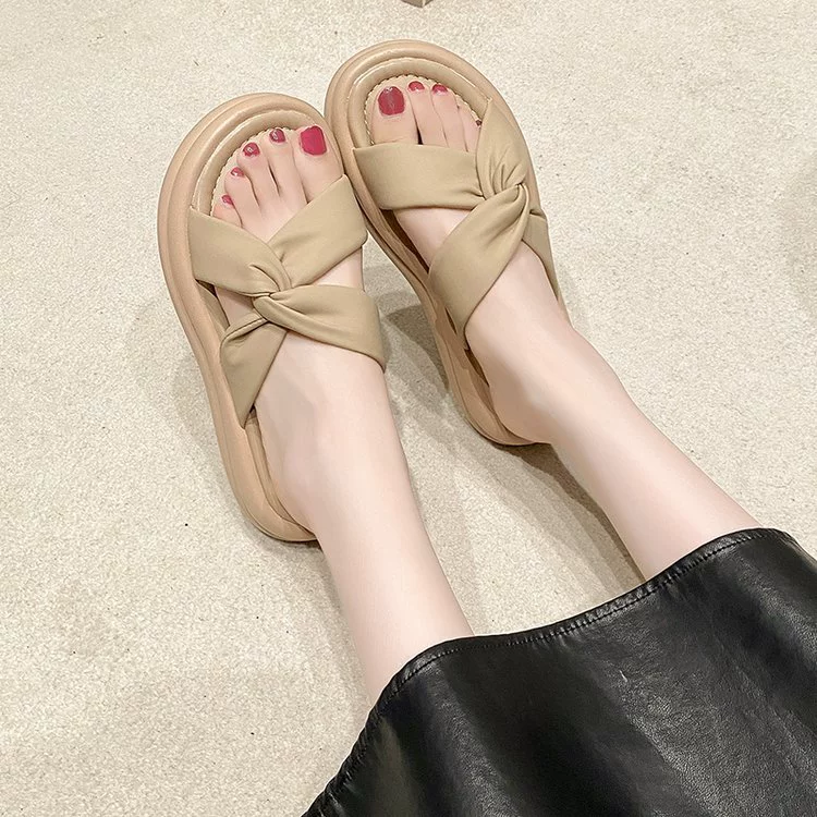 Spring summer elastic set, mesh slippers, 2024 years, internet celebrity