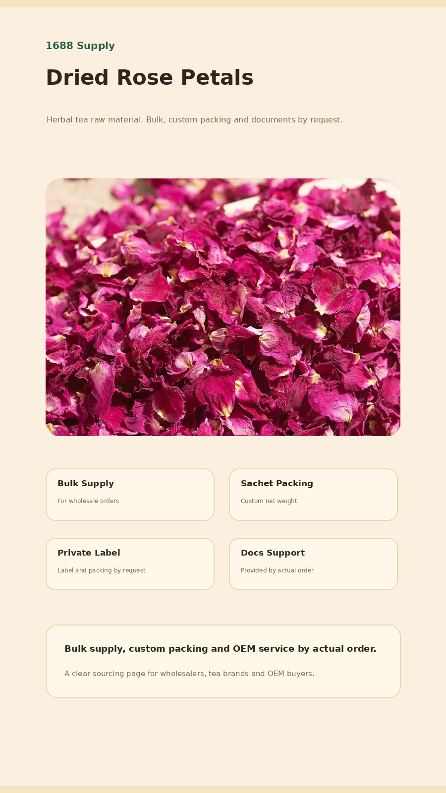 Dried Rose Bud Herbal Tea Mei Gui Hua 500g Bulk Botanical Infusion for Brewing overview