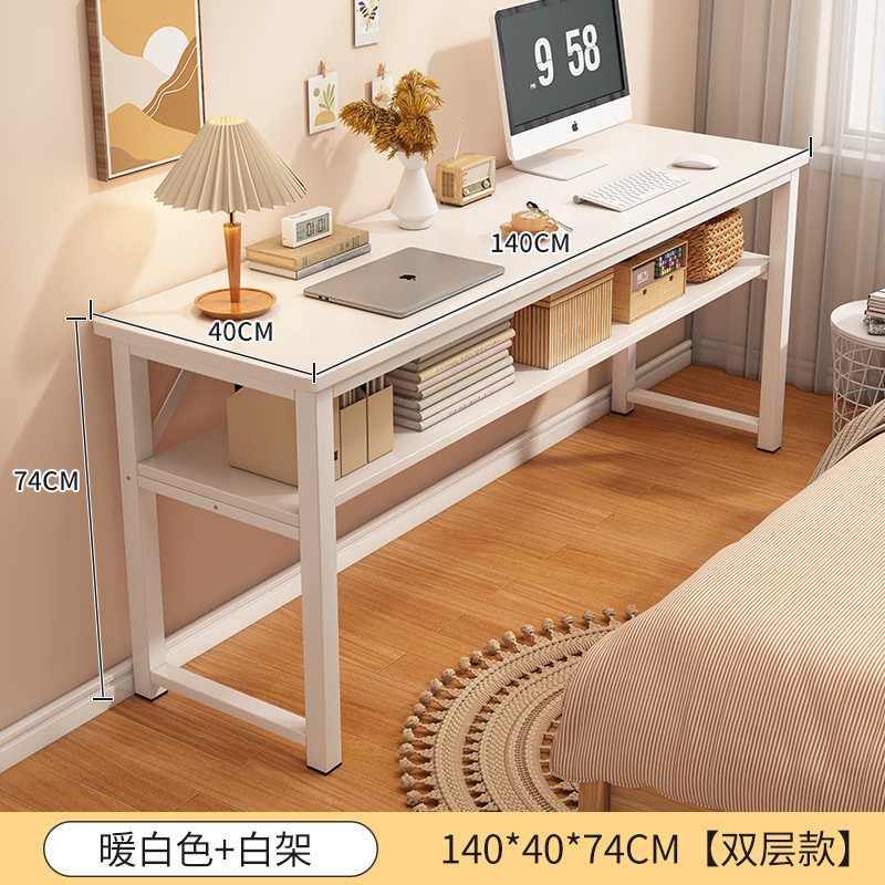 Escritorio chica dormitorio mesita de noche rectangular simple casa de alquiler escritorio blanco simple escritorio de la computadora