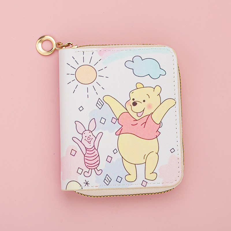 New Short Wallet, Cute Hellokitty Mini Zipper Women's Fashionable Waterproof Kitten Coin Purse