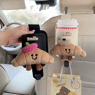 Car seat back storage rack, multifunctional car interior organizer, hook bag, front and rear seat cup holder for women